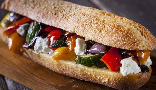 Order Tuscan Roast Veggie Baguette - Baguette food online from Pats Select Pizza | Grill store, Gloucester on bringmethat.com