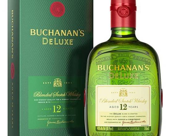 Order Buchanan’s 12 years, 750mL bottle, (40% ABV) food online from Moby Liquor store, Los Angeles on bringmethat.com