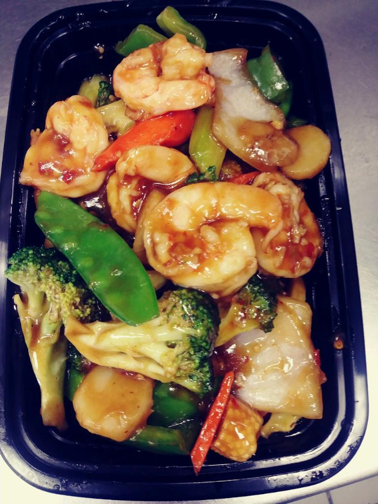 Order 89. Szechwan Shrimp food online from King Wok Gourmet Asian store, Chicago on bringmethat.com