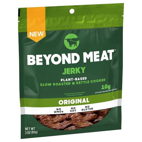 Order Beyond Meat Plant-Based Slow Roasted & Kettle Cooked Jerky Original (3 oz) food online from Rite Aid store, Eugene on bringmethat.com
