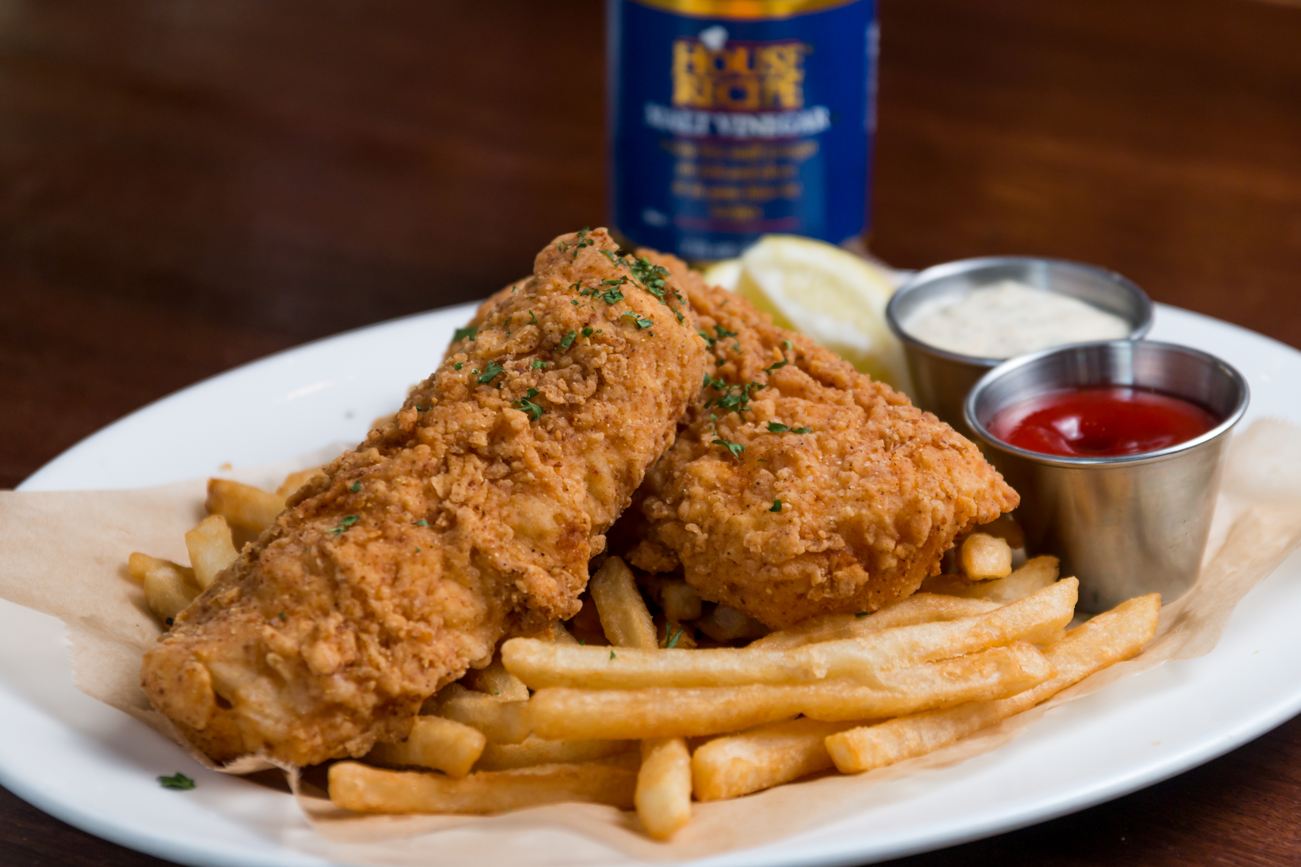 Order Guinness-Battered Fish & Chips  food online from Dorrian's Red Hand store, Jersey City on bringmethat.com