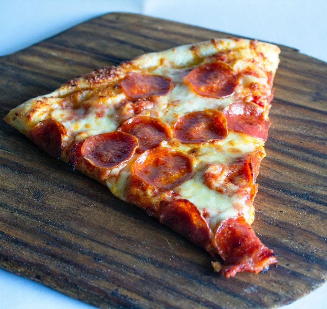 Order Pepperoni Pizza Slice - Slice food online from Zito Pizza store, Orange on bringmethat.com