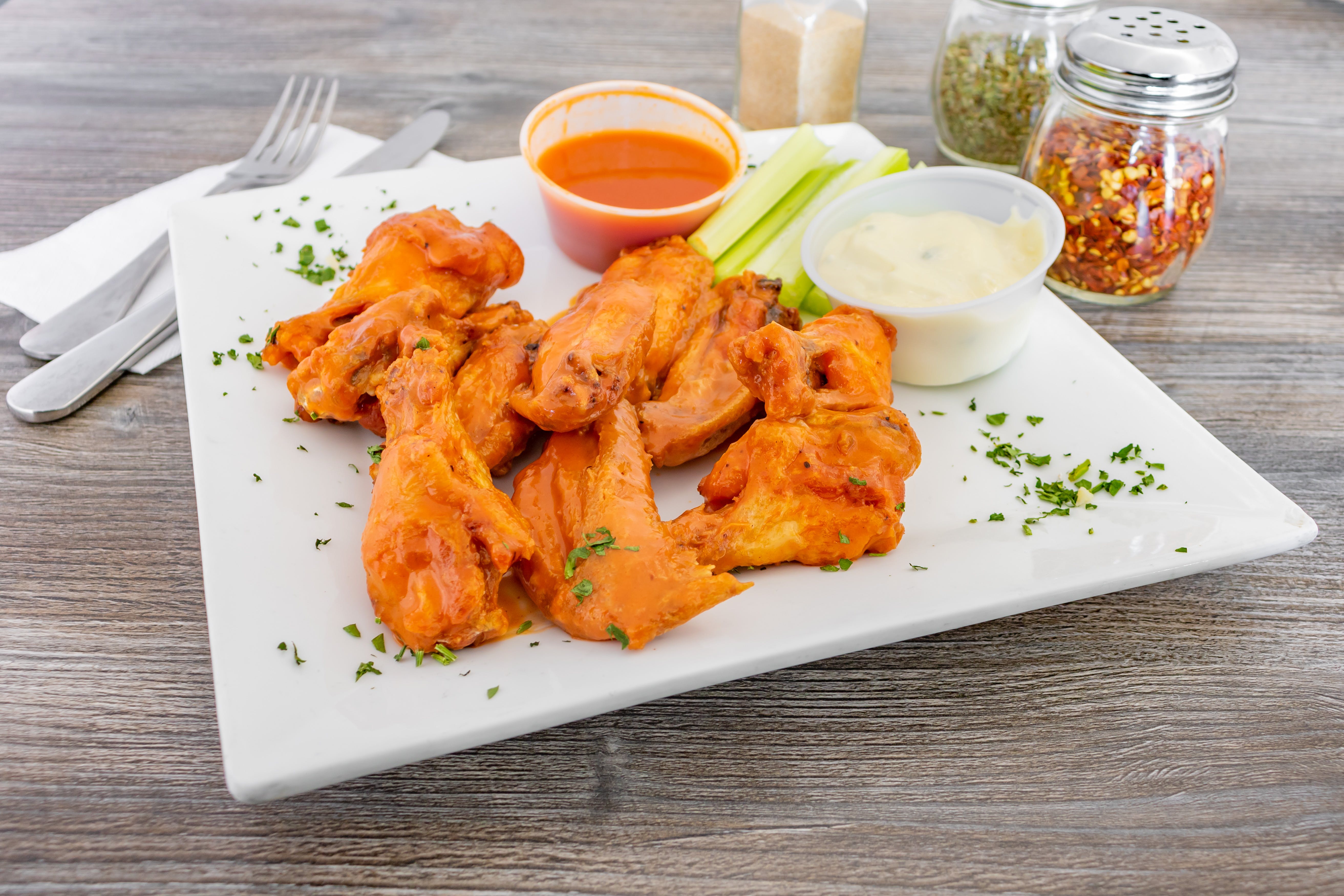 Order Breaded Wings - 6 Pieces food online from Pizza 541 store, Burlington Townshnip on bringmethat.com