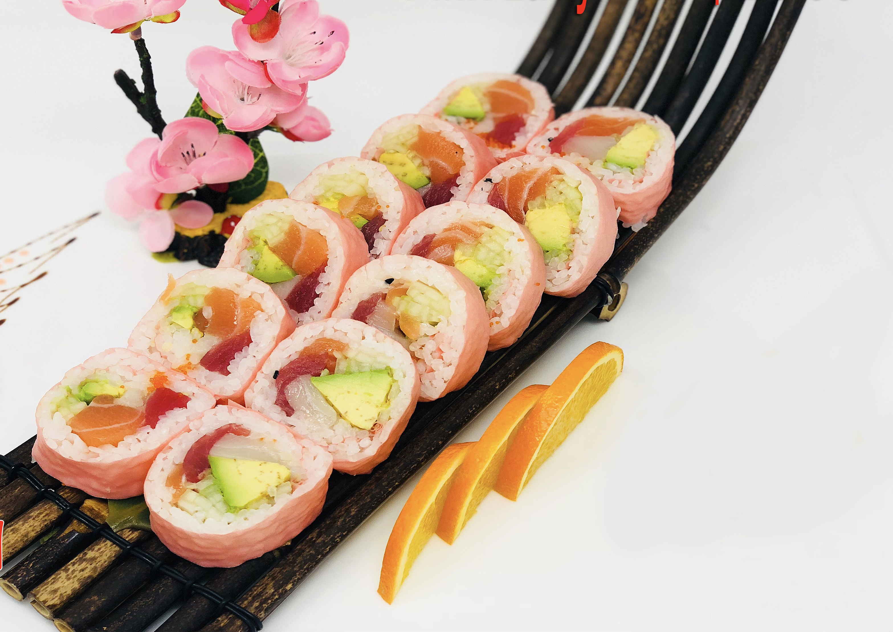 Order Pink Lady Roll food online from Izumi Japanese Restaurant store, Youngstown on bringmethat.com