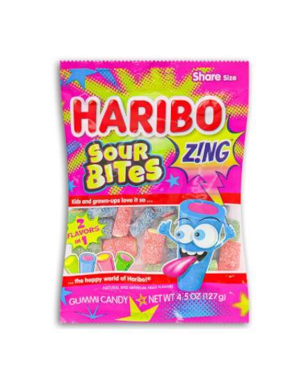 Order Haribo Gummy Candy - Sour Bites 5 oz food online from Ice Cream & More Anaheim store, Anaheim on bringmethat.com