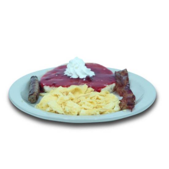 Order Kids Classic Breakfast food online from We Pancakes store, Midwest City on bringmethat.com