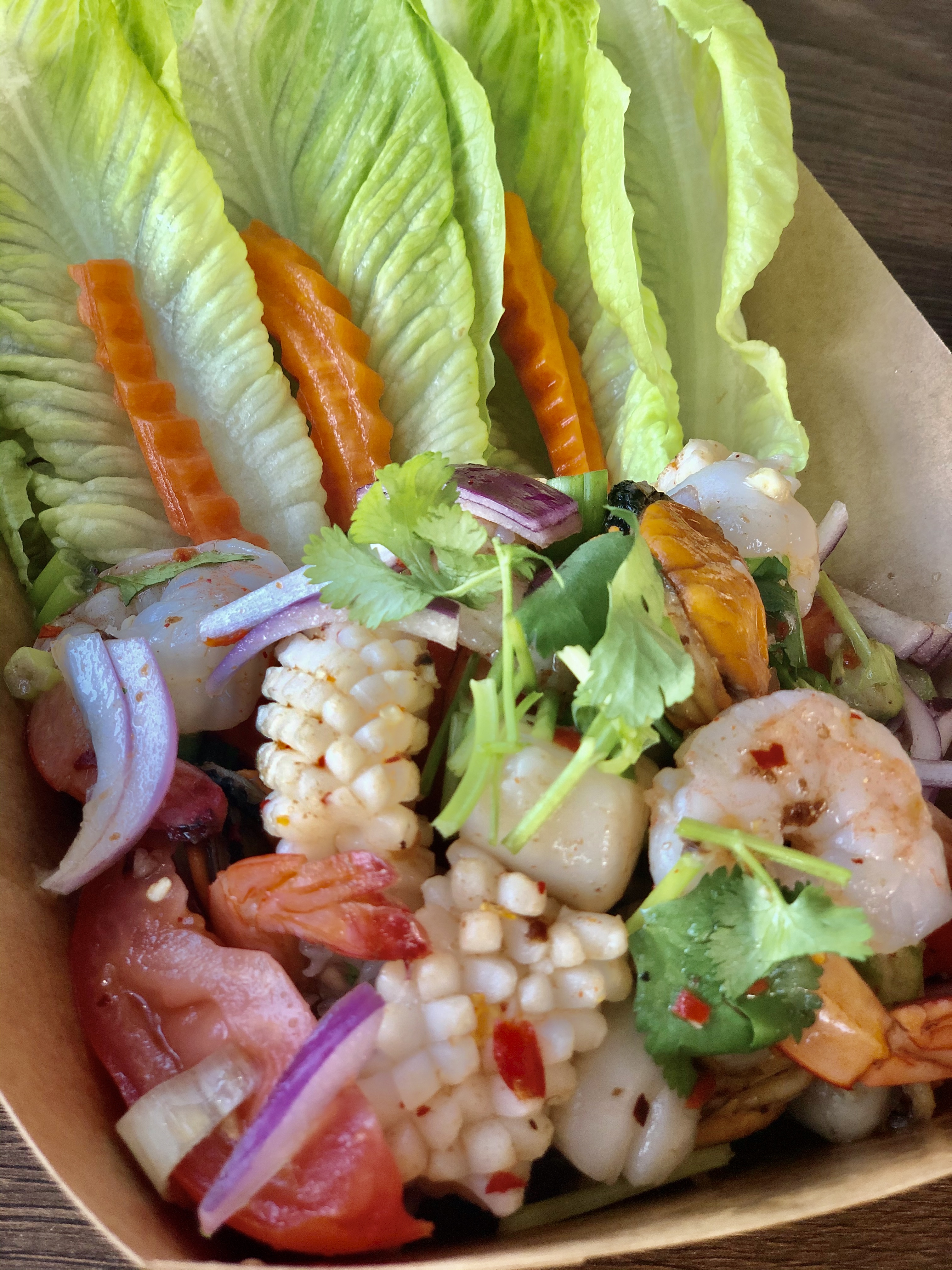 Order 8. Seafood Salad food online from Ano-Thai Kitchen store, Temecula on bringmethat.com