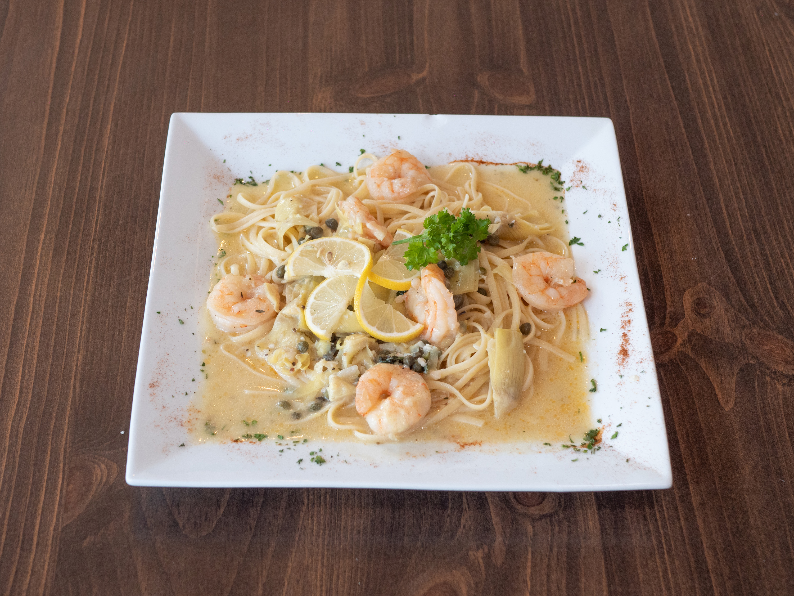 Order Shrimp Piccata food online from Joes Pizza & Pasta store, Fort Worth on bringmethat.com