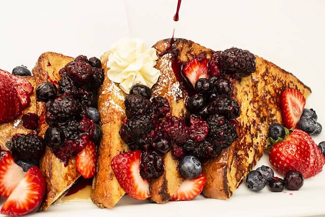 Order Berry delish French Toast food online from Table Delice store, Houston on bringmethat.com