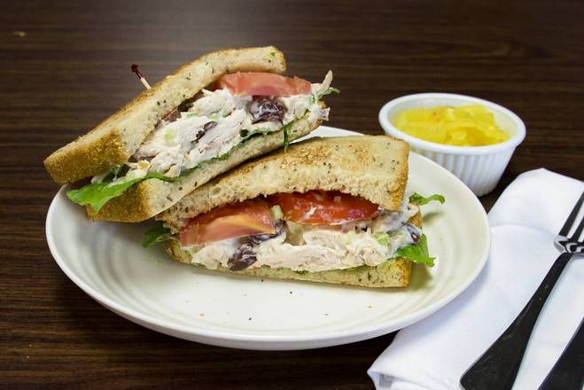 Order Chicken Salad Sandwich food online from Judys Cafe store, San Diego on bringmethat.com
