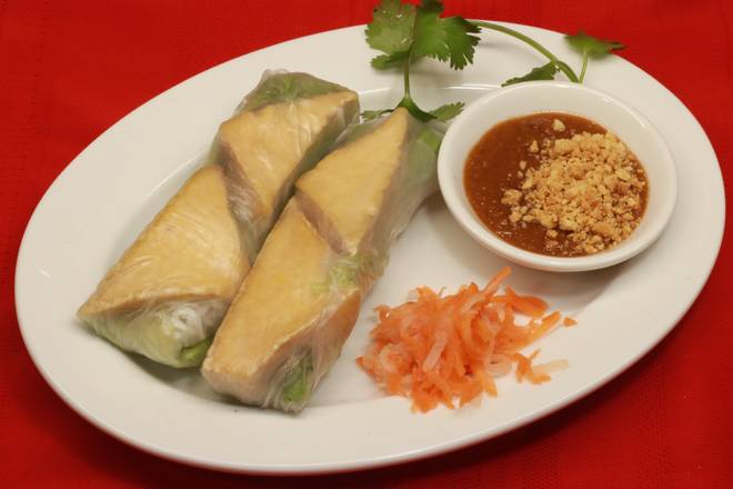 Order A4. Gỏi Cuốn Chay - vegetarian spring rolls food online from Pho Khang store, Centennial on bringmethat.com