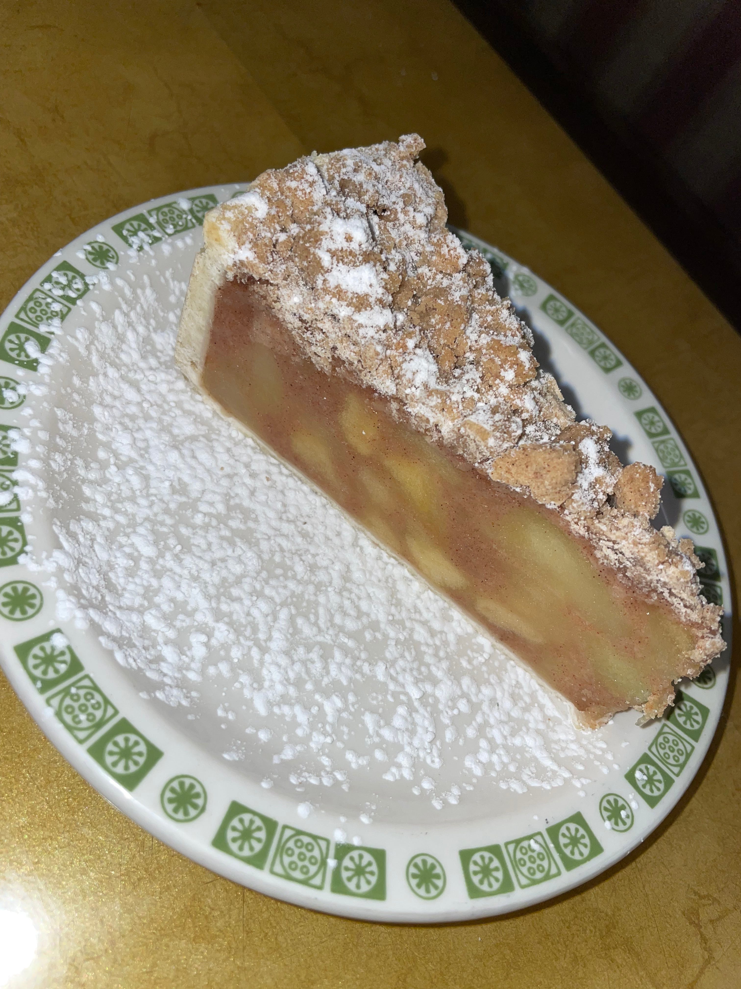 Order New York Apple Crumb Cake - Dessert food online from Lorenzo's Pizza store, Fountain Hill on bringmethat.com