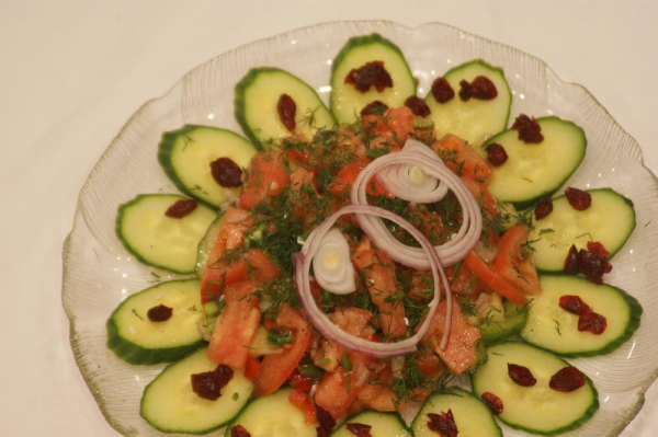 Order 1 lb. Russian Summer Salad food online from The Fiddler store, West Bloomfield on bringmethat.com