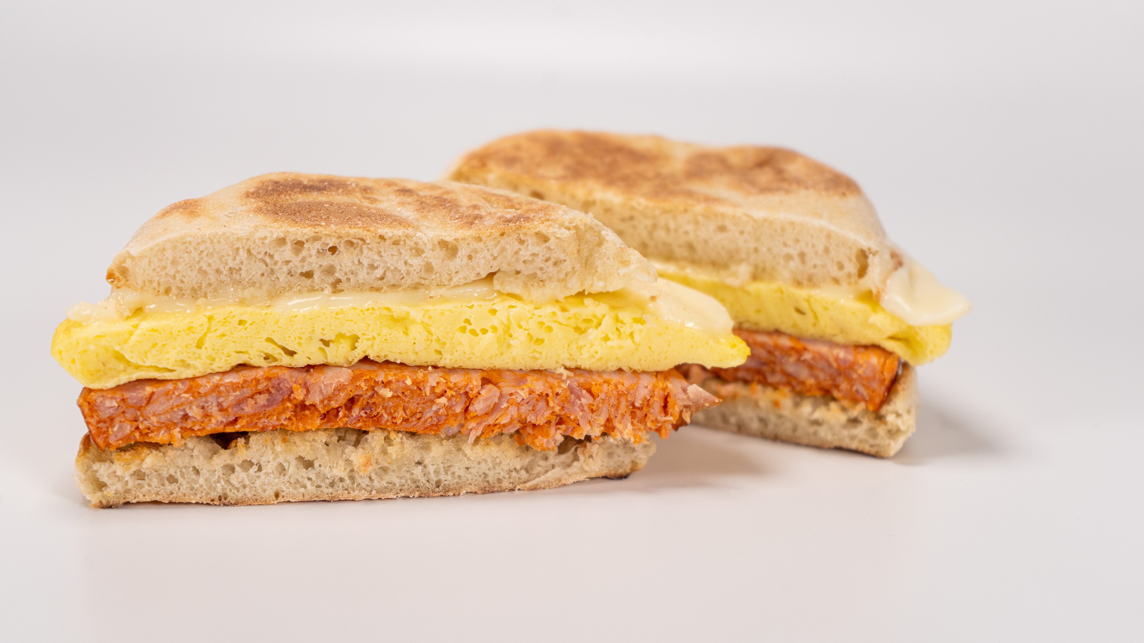 Order Chourico, Egg and Cheese Sandwich food online from Ma's Donuts and More store, Middletown on bringmethat.com