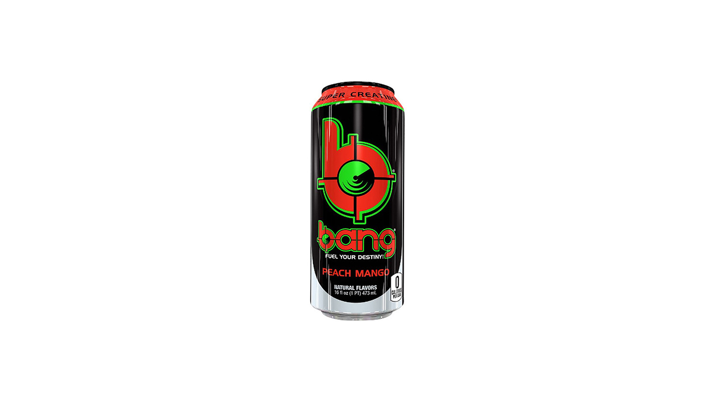 Order Bang Peach Mango 16oz food online from Extramile store, Los Angeles on bringmethat.com