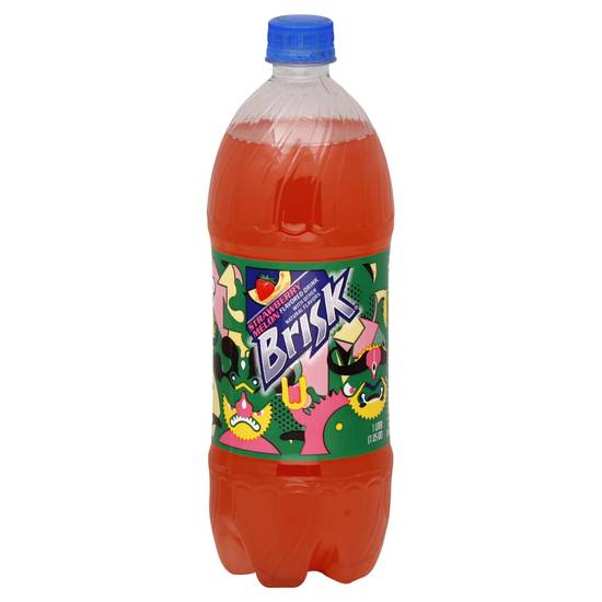 Order Brisk Iced Tea Strawberry Melon (1 L) food online from Rite Aid store, Brook Park on bringmethat.com
