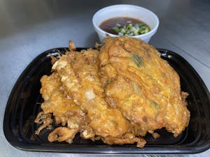 Order 62. Shrimp Egg Foo Young food online from Redwood Chinese Restaurant store, Clarksville on bringmethat.com