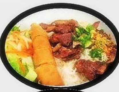 Order Vermicelli Noodle Salad Combo Platter food online from King Thai Restaurant store, Saint Paul on bringmethat.com