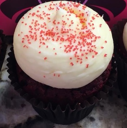 Order Famous Red Velvet Cupcake food online from Smallcakes Cupcakery store, Atlanta on bringmethat.com