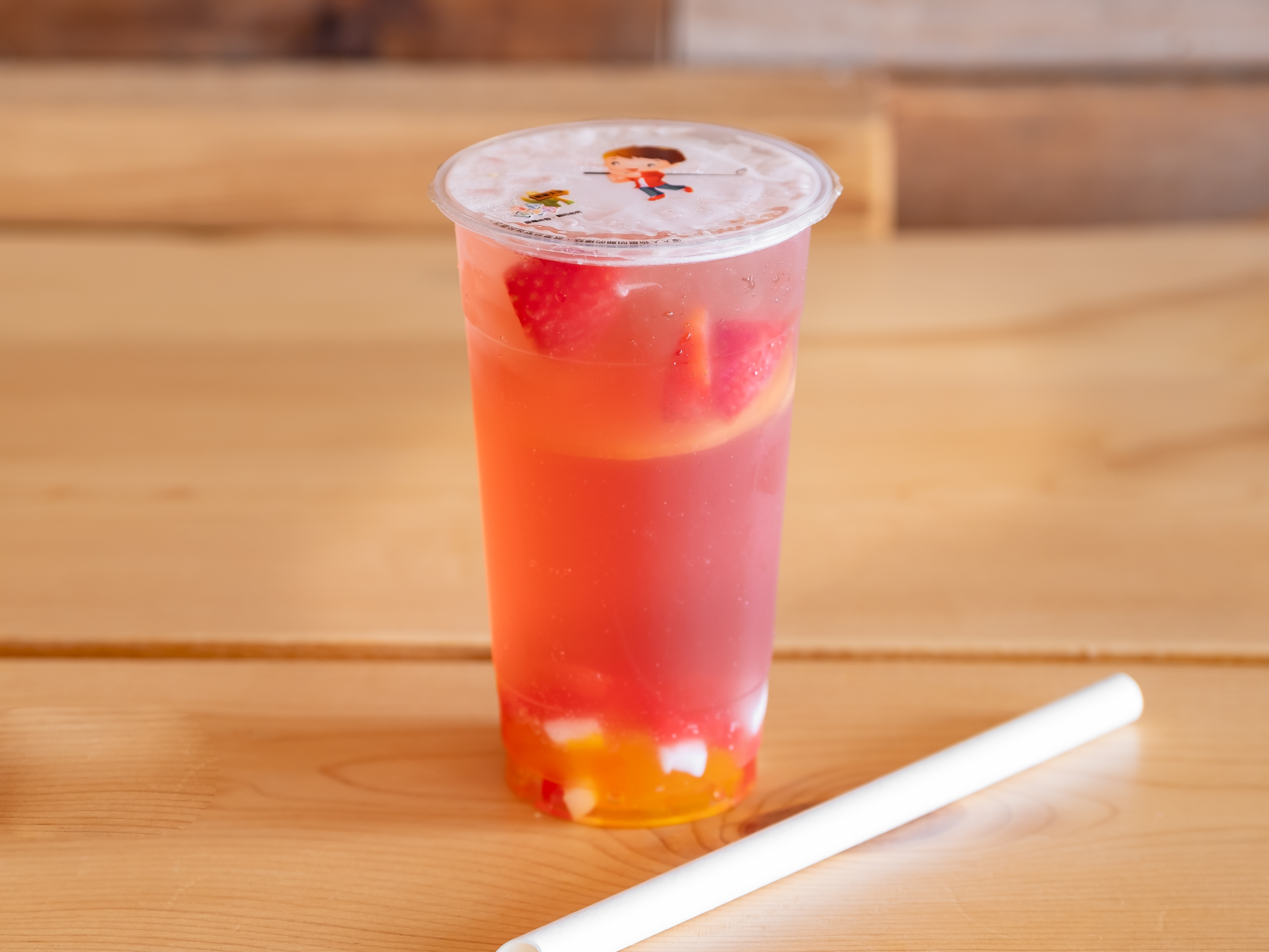 Order Strawberry Sakura Tea food online from CM Banh Mi store, Hillsboro on bringmethat.com