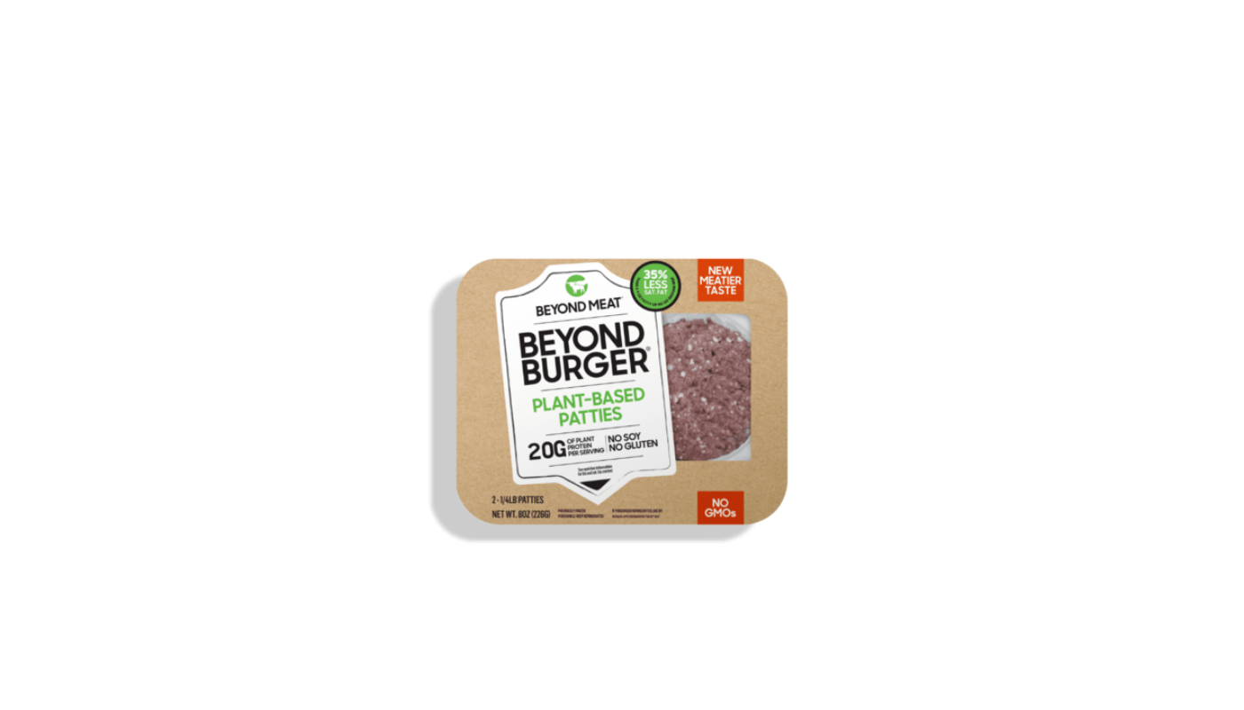 Order Beyond Meat Beyond Patties 4 Count 16 oz. food online from Luv Mart store, Santa Cruz on bringmethat.com