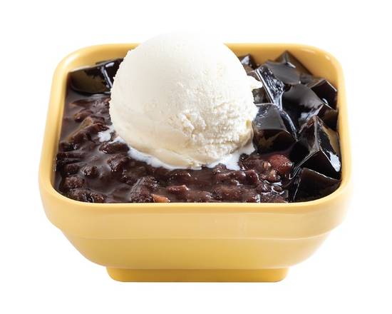Order V8 - Grass Jelly & Red Bean / Vanilla Ice Cream 紅豆涼粉配香草雪糕 food online from Sweethoney Dessert store, Alhambra on bringmethat.com