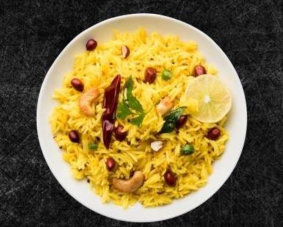 Order Tangy Lemon Rice (Vegan)  food online from Plant-Based Indian store, Sterling on bringmethat.com