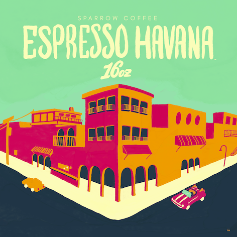 Order Espresso Havana - 16 oz food online from Sparrow Coffee store, Naperville on bringmethat.com