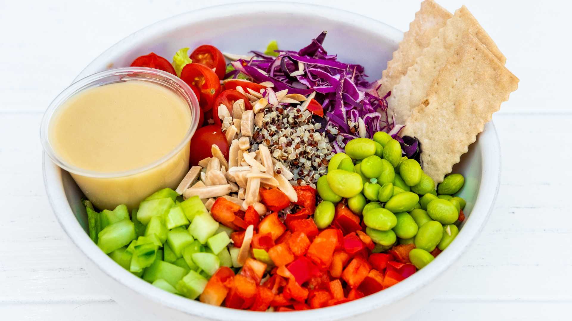 Order Quinoa and Veggie Salad food online from Rustic Bakery store, Larkspur on bringmethat.com