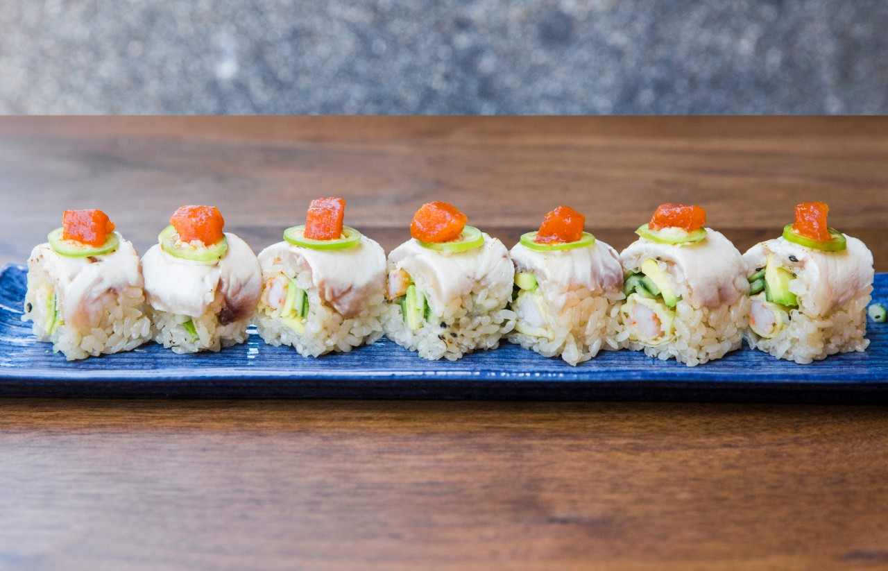 Order Ginza Roll food online from Okane store, San Francisco on bringmethat.com