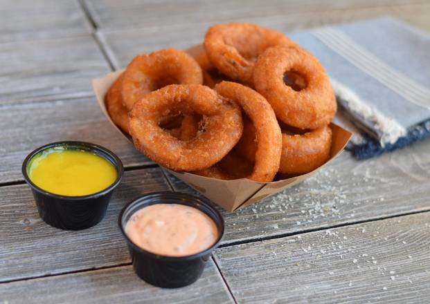Order Onion Rings food online from 418 Burgers store, Highland Park on bringmethat.com