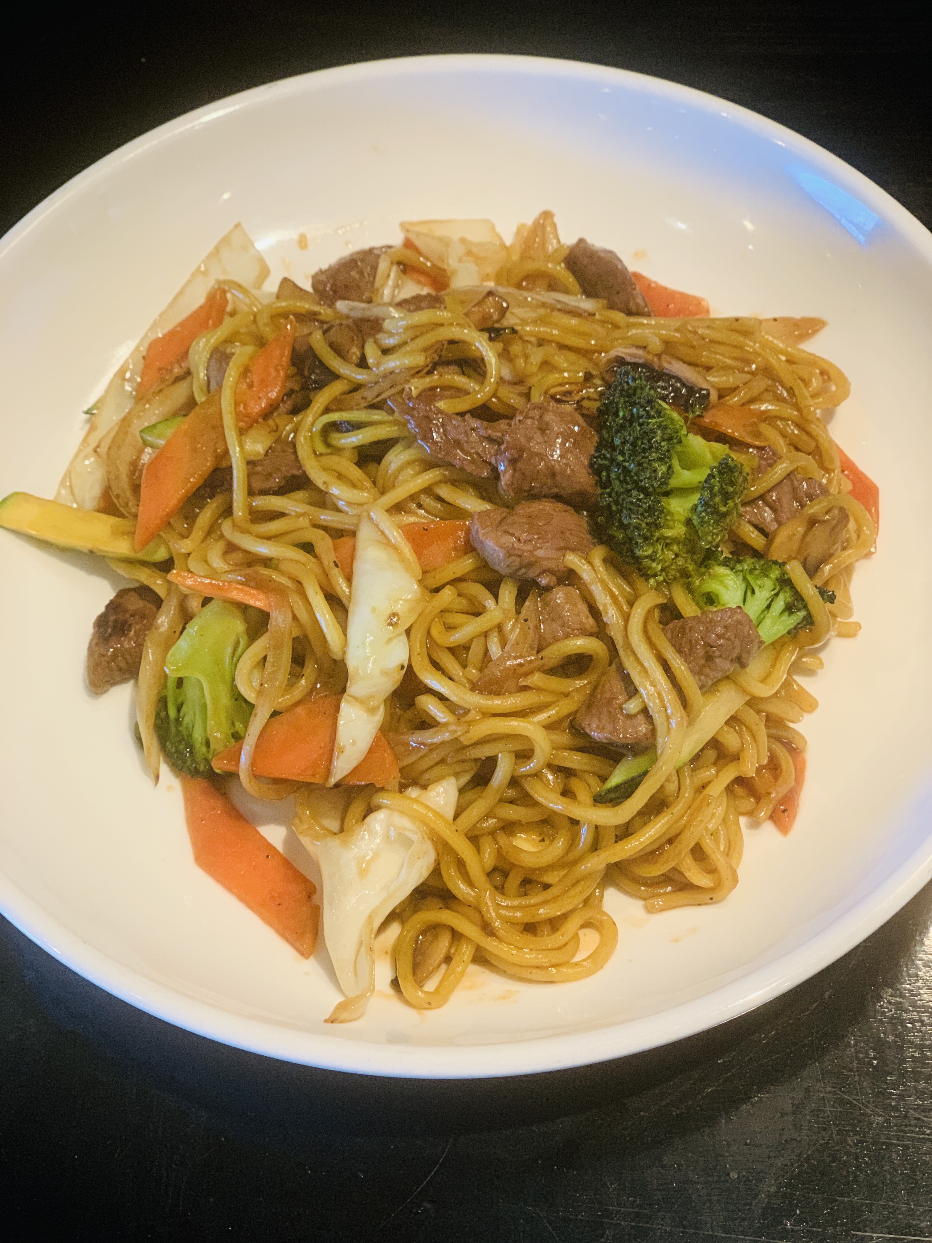 Order Beef Yaki Soba food online from Oki Japanese Grill store, Plano on bringmethat.com