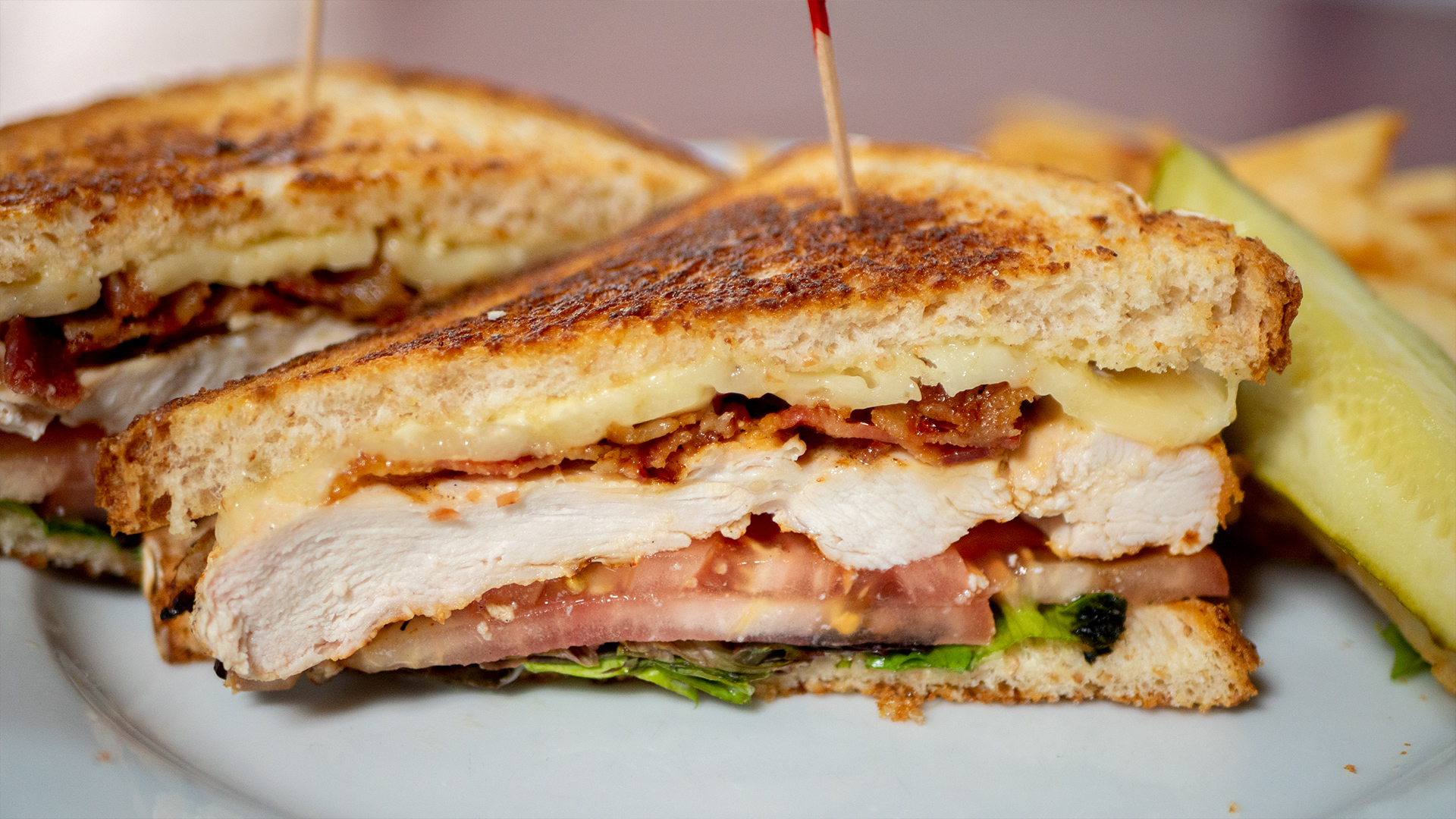 Order Grilled Chicken Club Sandwich food online from Anyway Pub store, Oakbrook Terrace on bringmethat.com