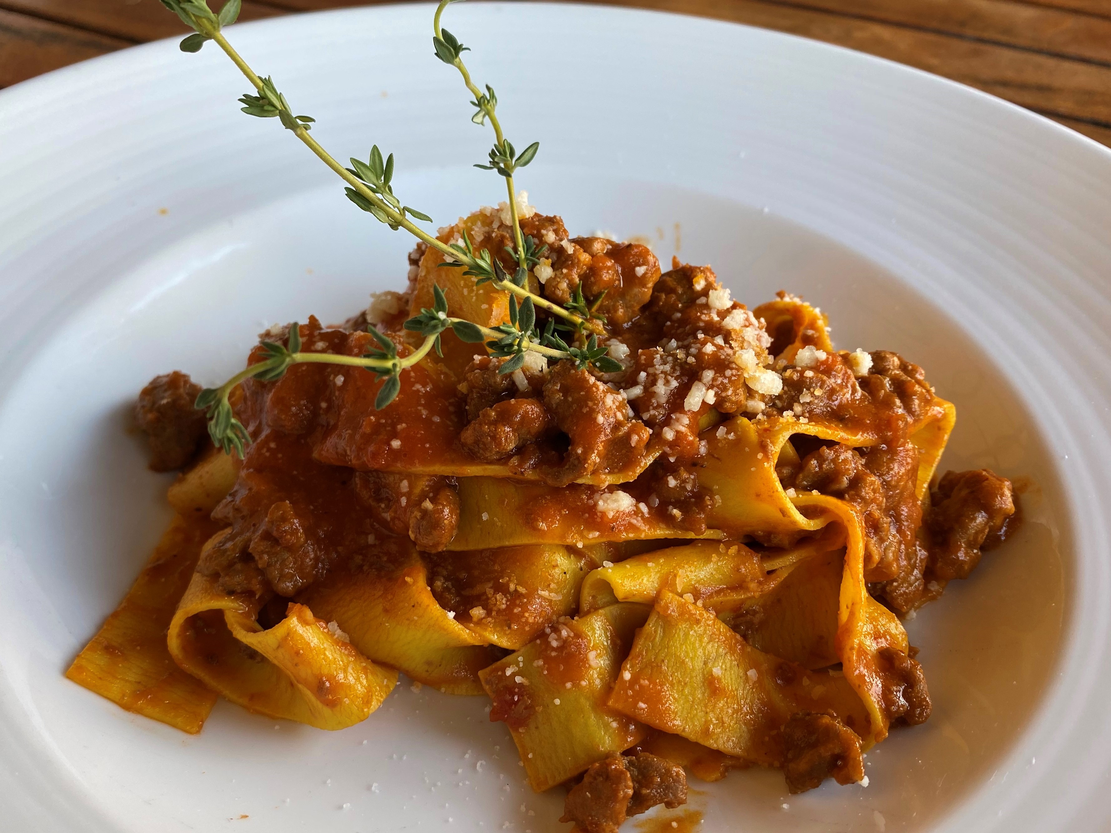 Order Classic Pappardelle food online from Solare Ristorante Italiano Pizzeria Lounge store, San Diego on bringmethat.com