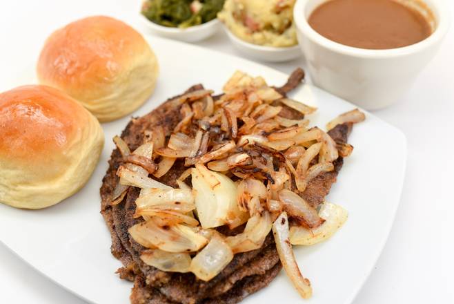 Order Beef Liver & Onions food online from Franks Grill store, Houston on bringmethat.com