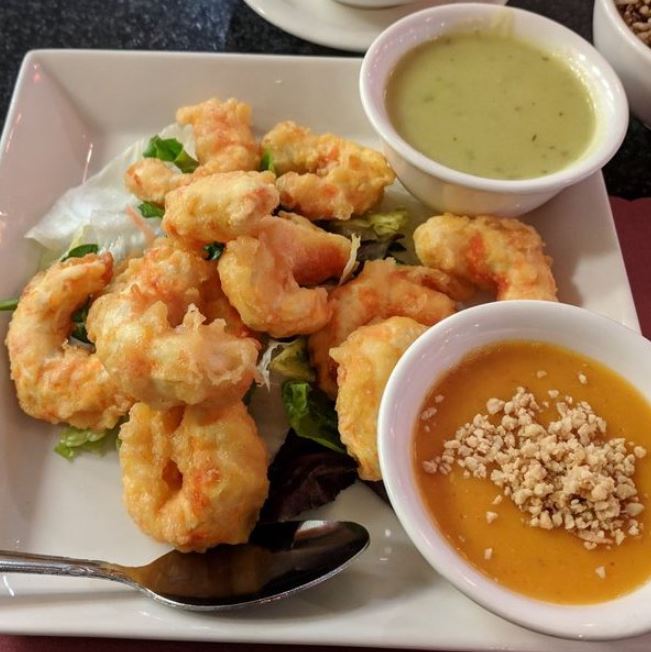 Order 39. Spicy Cajun Shrimp food online from Chef Kenny's Asian Vegan store, Las Vegas on bringmethat.com