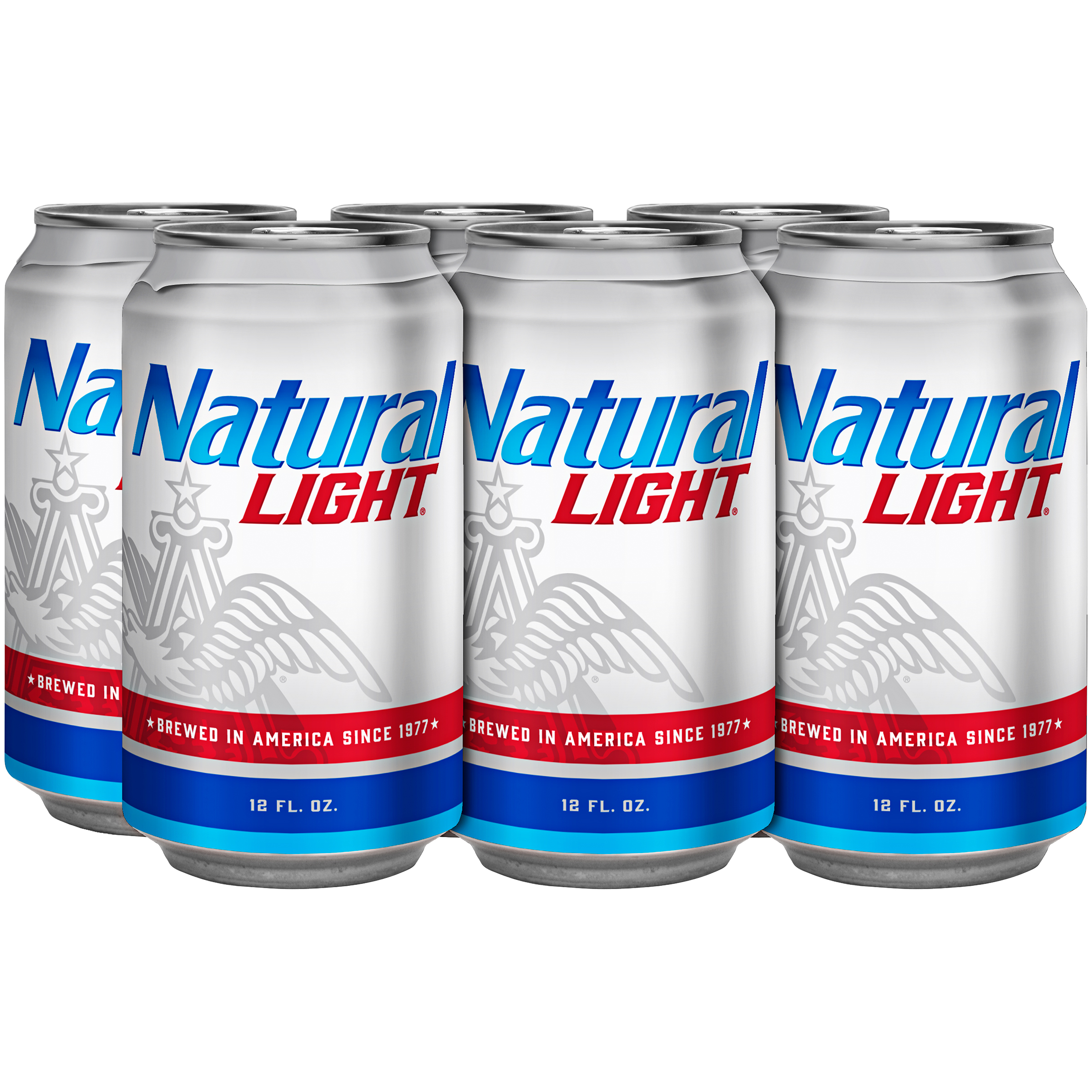 Order NATURAL LIGHT 6 PACK 12 FL OZ. CANS food online from Quik Food Mart store, Avondale on bringmethat.com