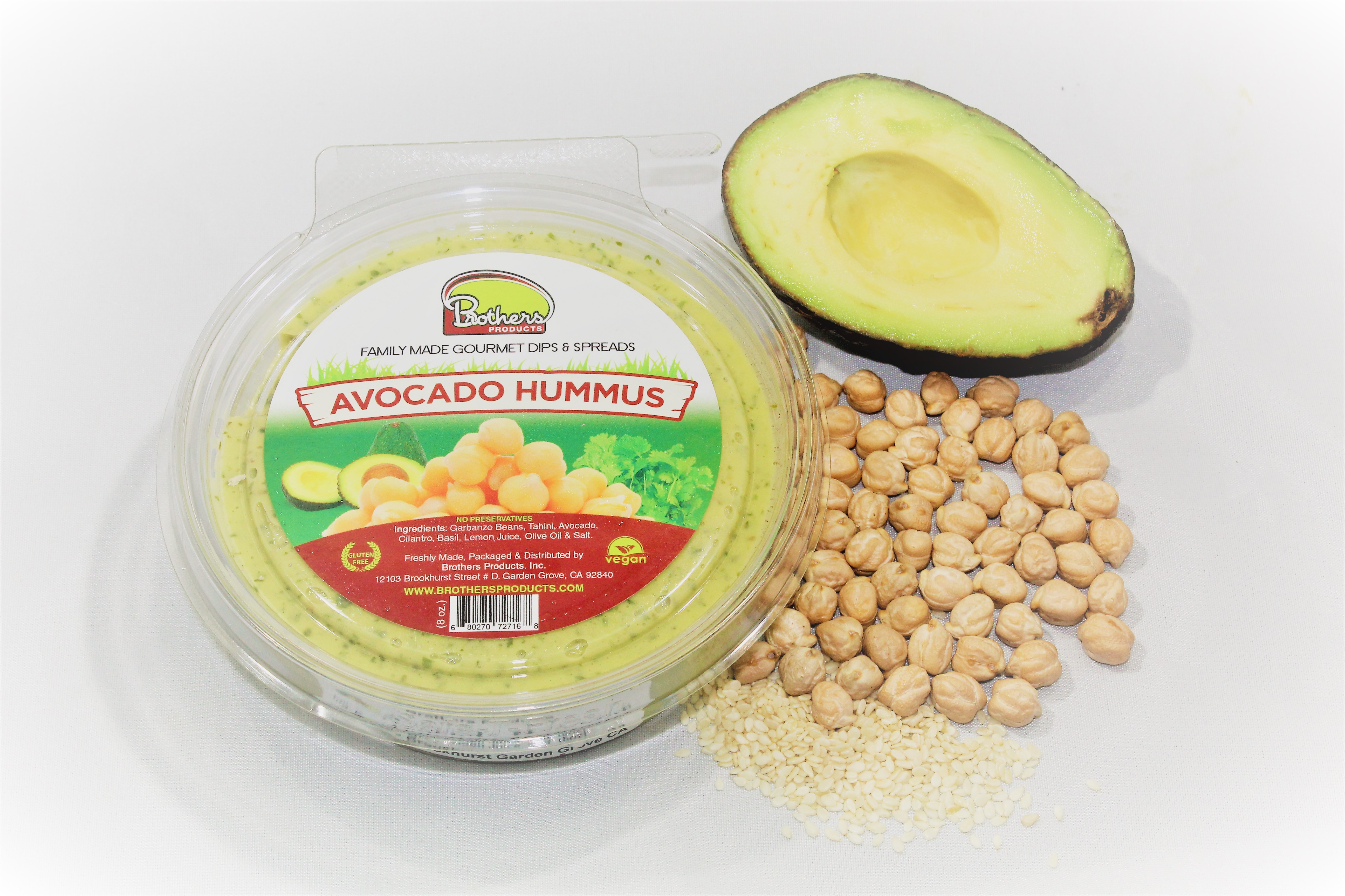 Order Avocado Hummus  food online from Brothers Juicery store, Garden Grove on bringmethat.com