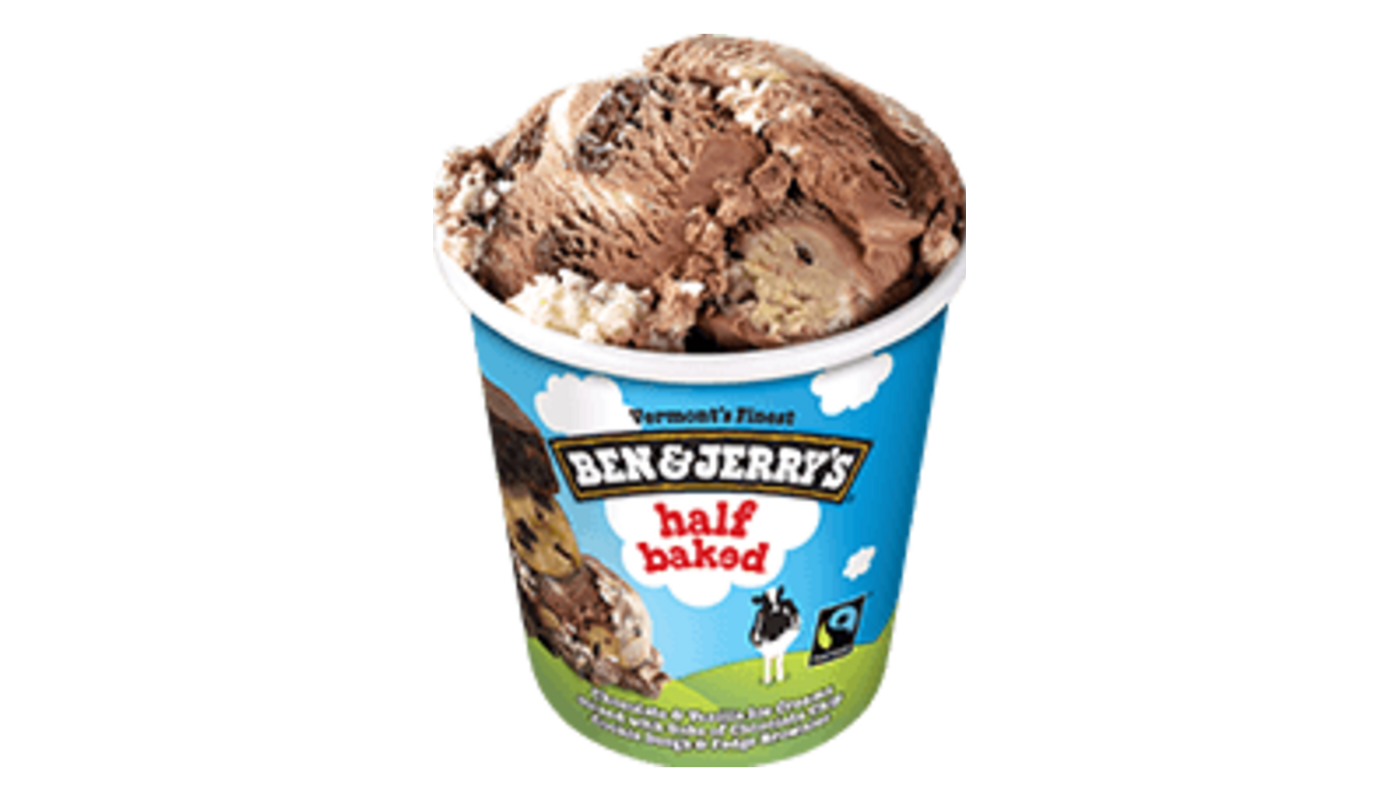 Order  Ben & Jerry 's Half Baked Pint food online from House Of Cigar & Liquor store, Redondo Beach on bringmethat.com