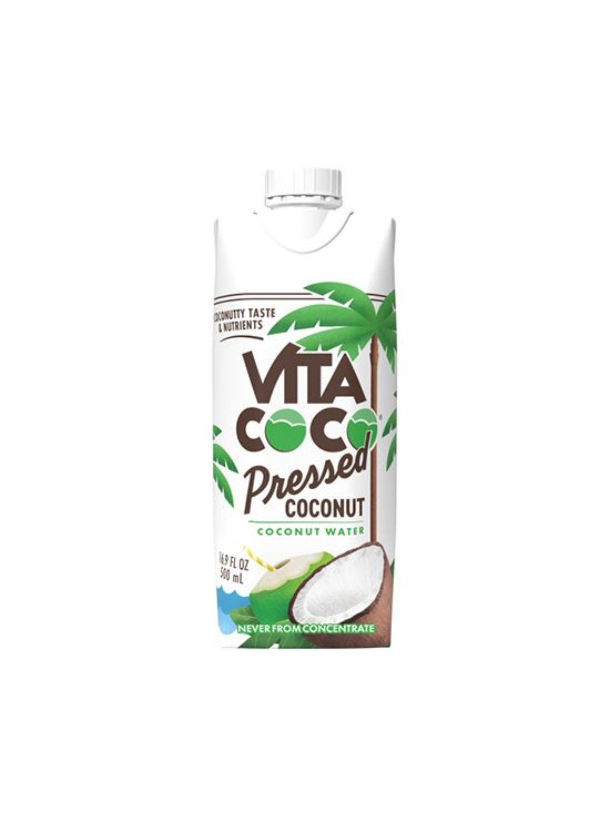 Order Vita Coco Pressed Coconut Water (16.9 oz) food online from Goodees Cravings store, Los Angeles on bringmethat.com