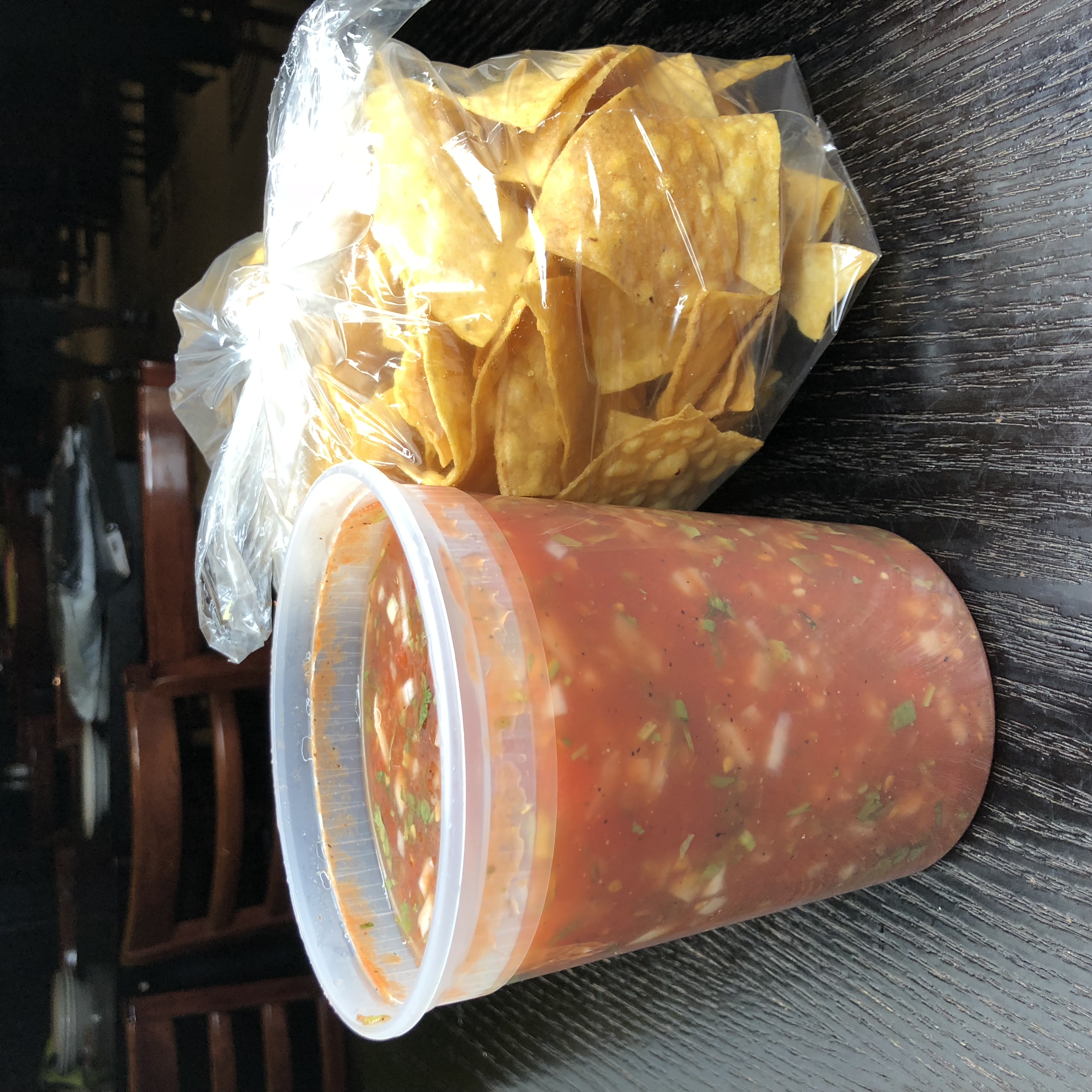 Order Large Chips and Salsa food online from Little Mexican Cafe store, New Rochelle on bringmethat.com