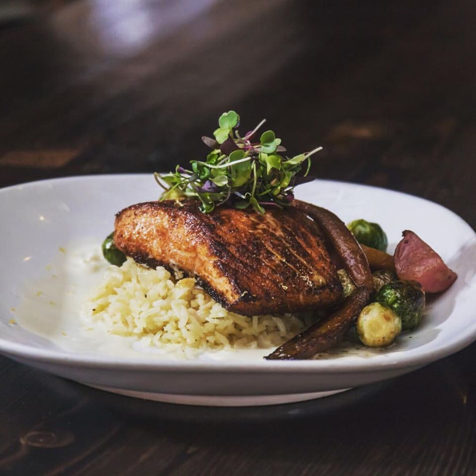 Order Blackened Salmon food online from Ohso Brewery store, Scottsdale on bringmethat.com