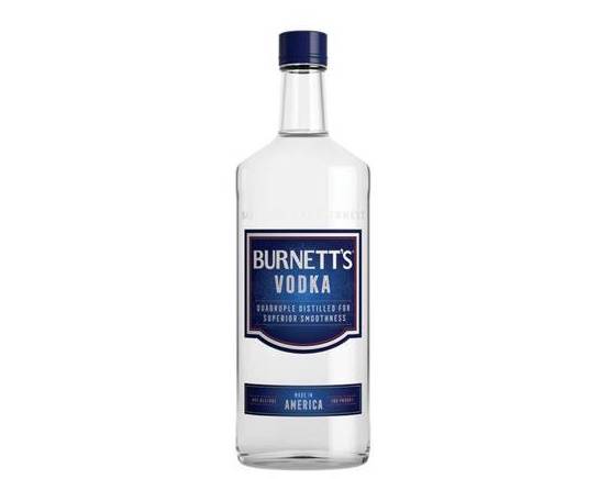 Order Burnett's, 750mL vodka (40.0% ABV) food online from Cold Spring Liquor store, Liberty Hill on bringmethat.com