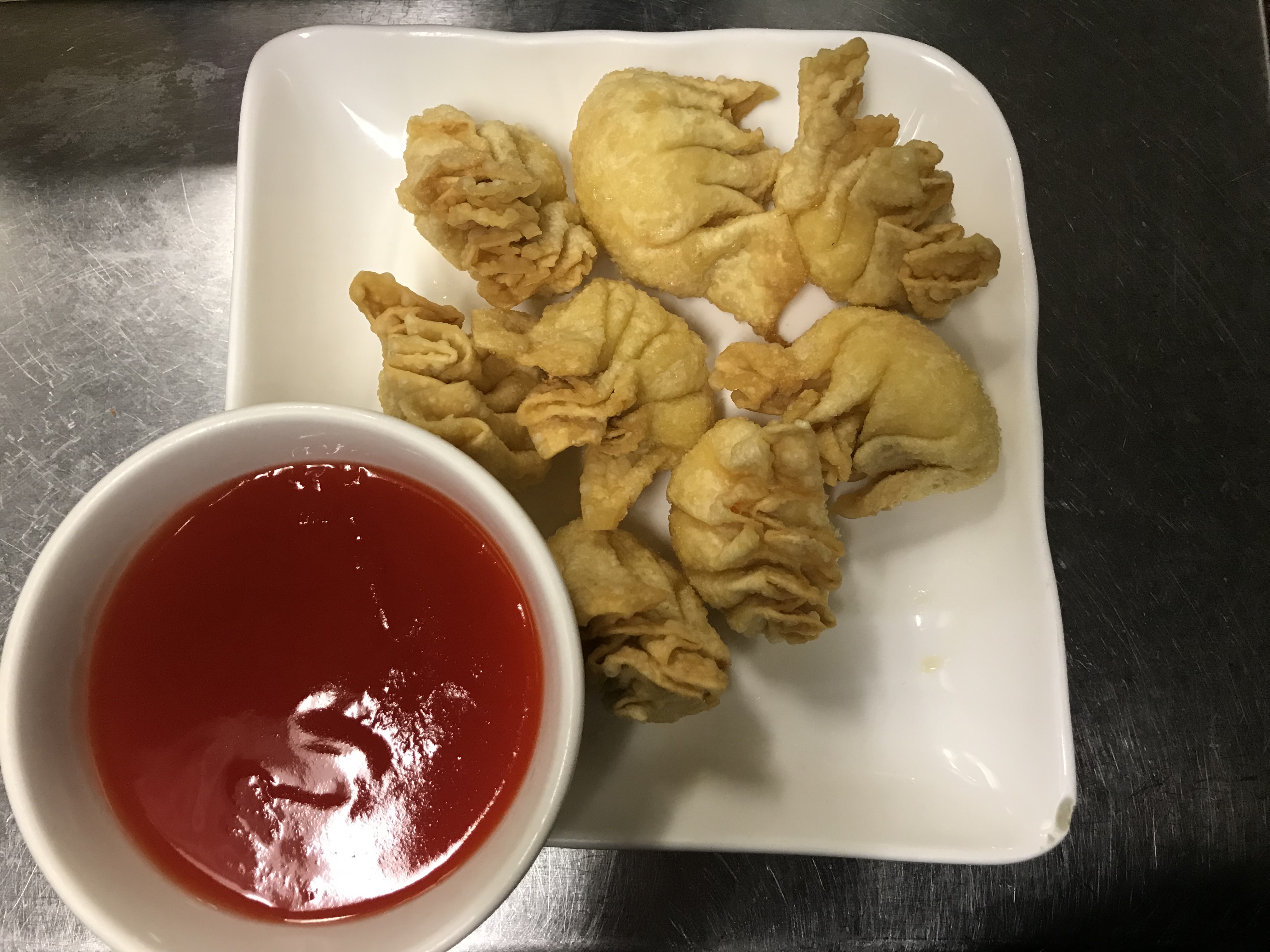 Order 8 Fried Cheese Wontons food online from Yan Asian Restaurant store, Rutherford on bringmethat.com