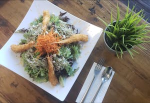 Order Spicy Panko Shrimp Salad food online from Greenz store, Dallas on bringmethat.com