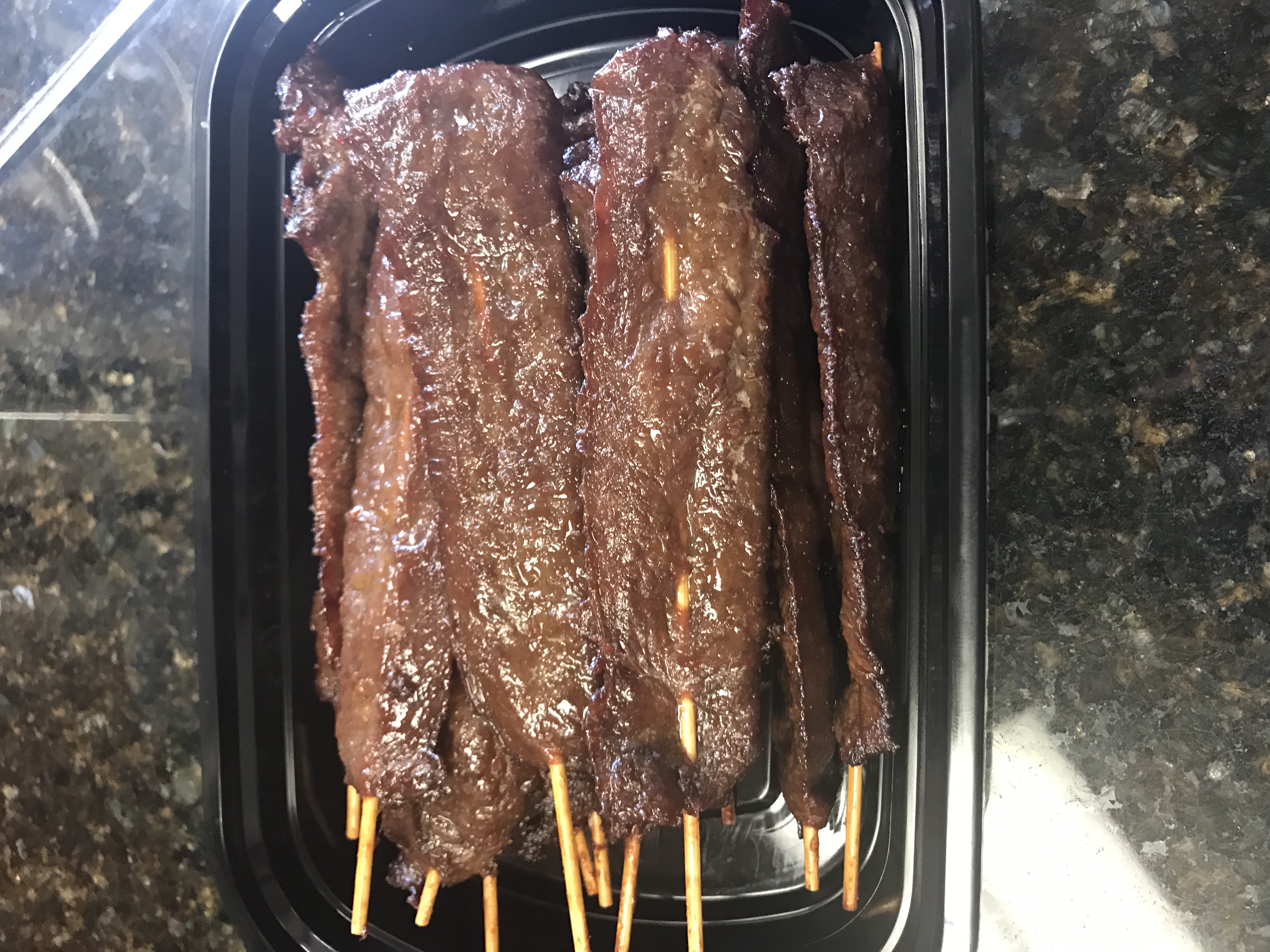 Order 4 Piece Beef on Stick 牛肉串 food online from China Star store, Blue Bell on bringmethat.com