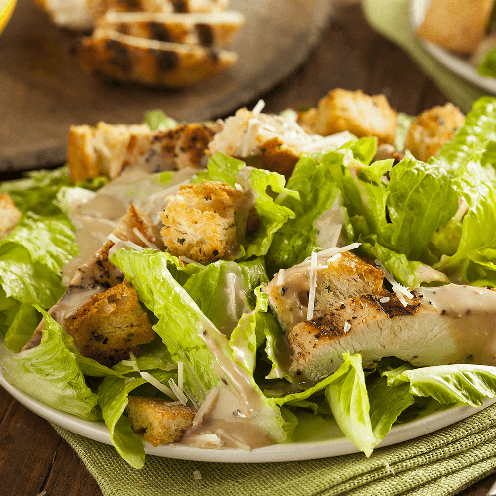 Order Caesar Salad with Diced Chicken Breast food online from Surfside Pizza store, San Clemente on bringmethat.com