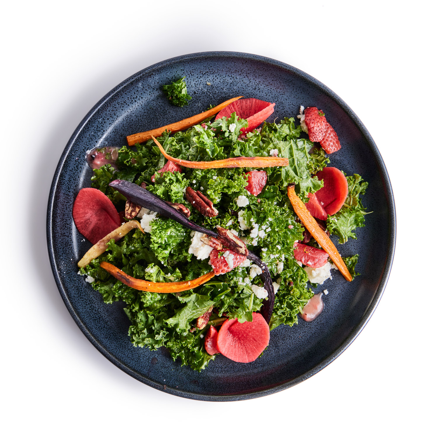 Order Strawberry Kale Salad food online from Steins Beer Garden & Restaurant store, Mountain View on bringmethat.com