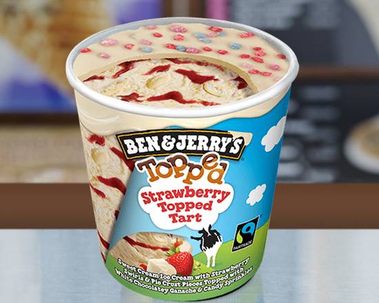 Order "Topped" Strawberry Topped Tart food online from Ben & Jerry's store, Highland Village on bringmethat.com