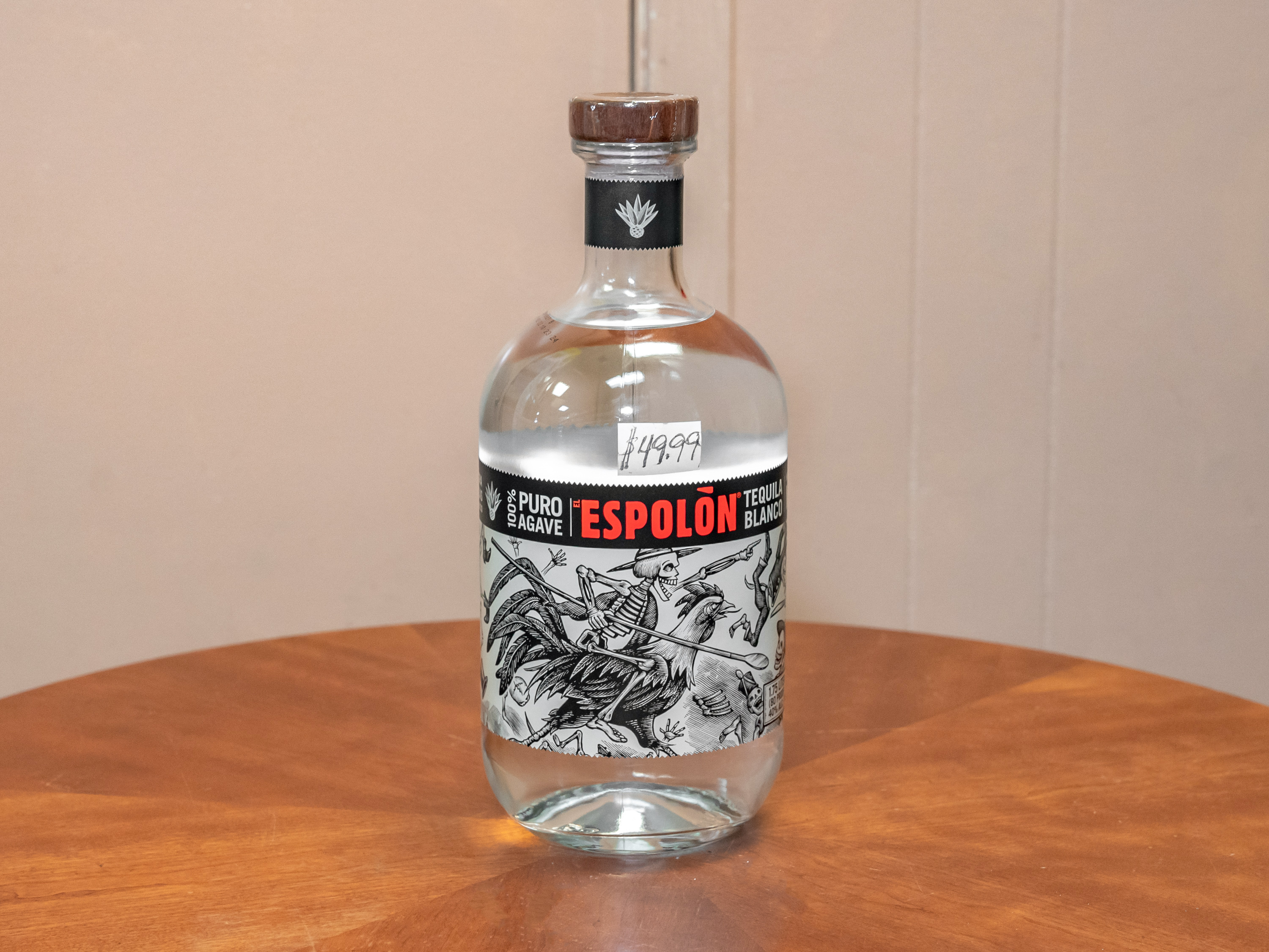 Order Espolon Tequila Blanco, 1.75 Liter Tequila food online from Jose's Wines & Liquors store, Valley Cottage on bringmethat.com